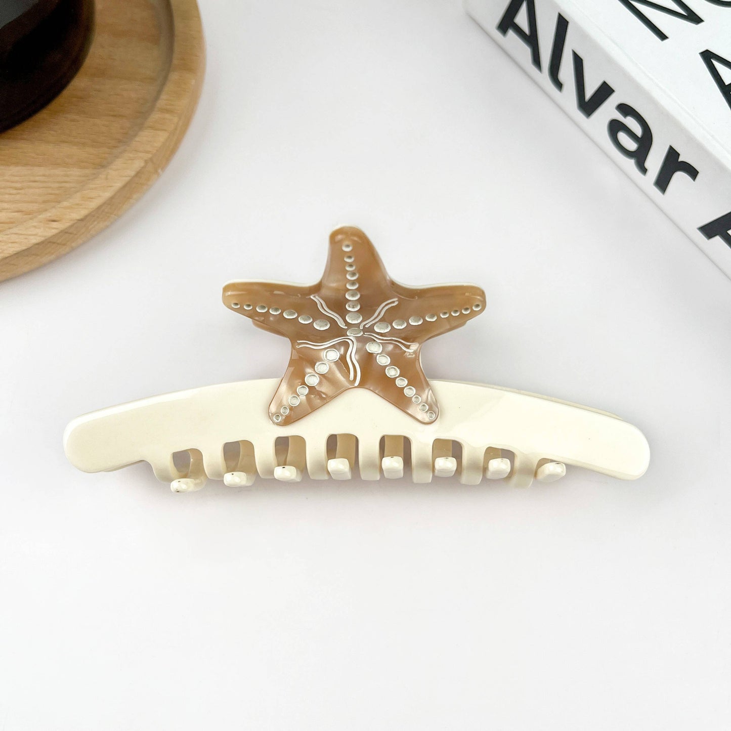 Starfish Hair Clip, Acetate Claw Clip