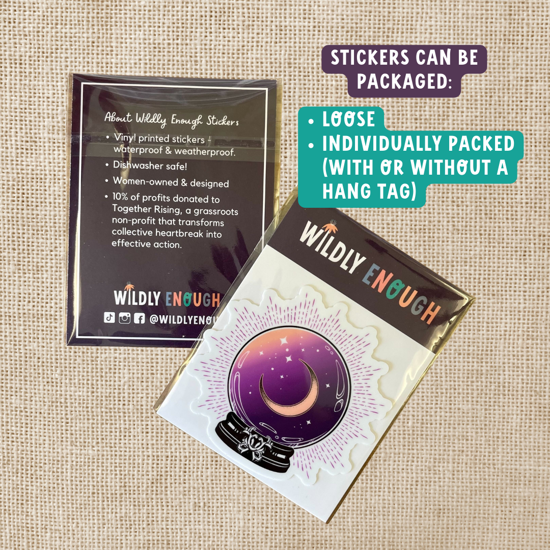 Gay Pride Flag Mushroom Sticker