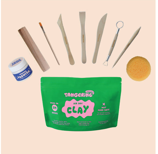 Air-Dry Clay: Air-Dry Clay + Tools