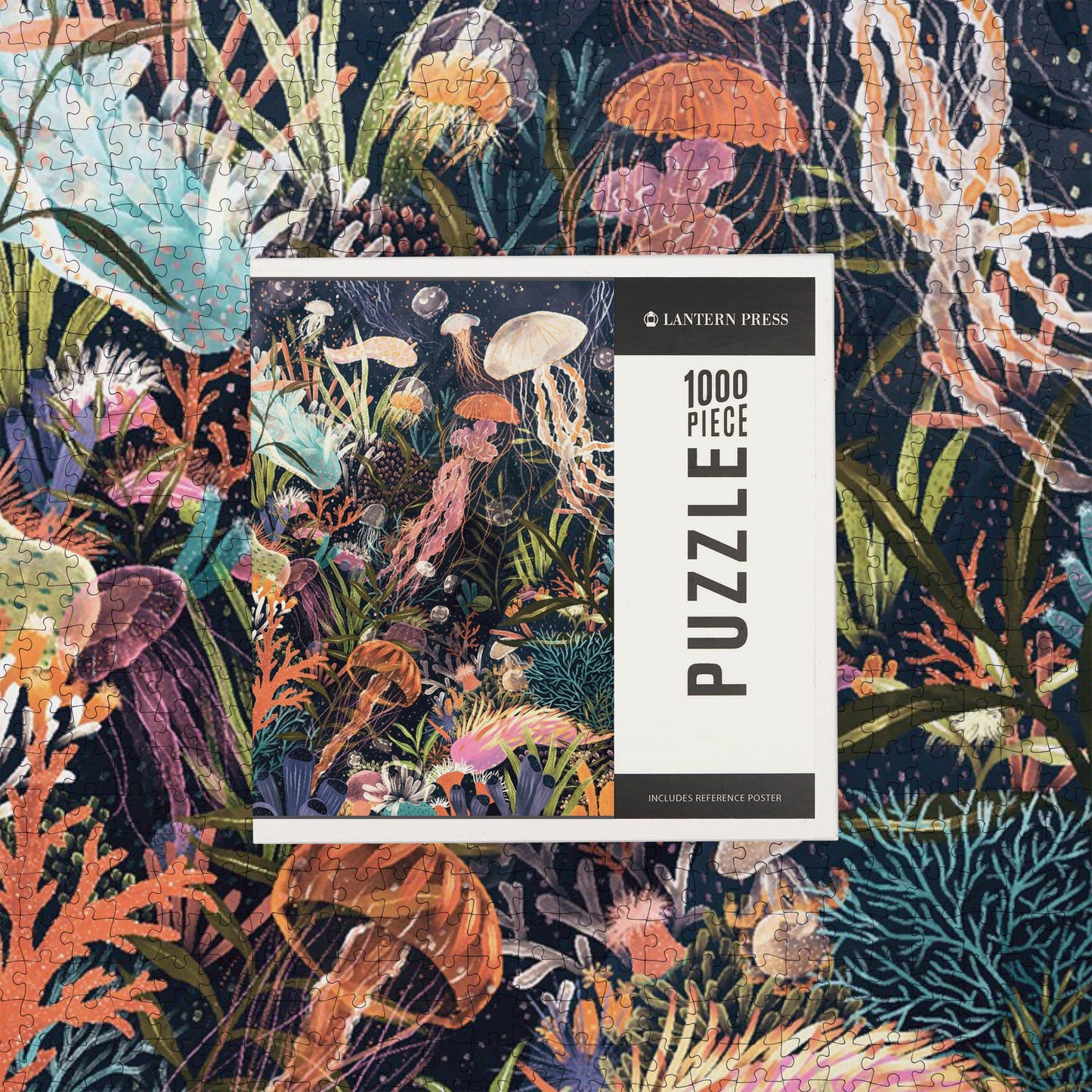 1000 PIECE PUZZLE Luminescent World, Jellyfish