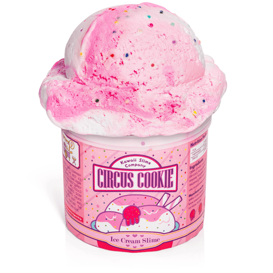 Circus Cookie Scented Ice Cream Pint Slime (4pcs/case)