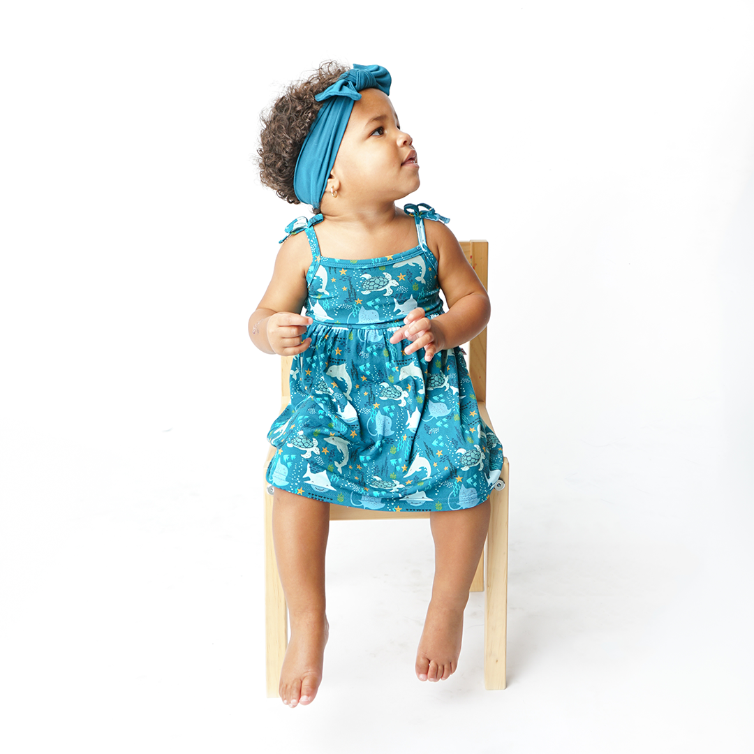 Ocean Friends Bamboo Sundress Summer Kids Clothing: 12-18M