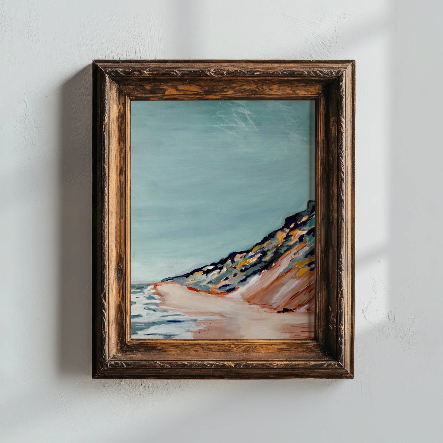 Cape Cod Dunes, Unframed Print on Flat Canvas: 4 x 6