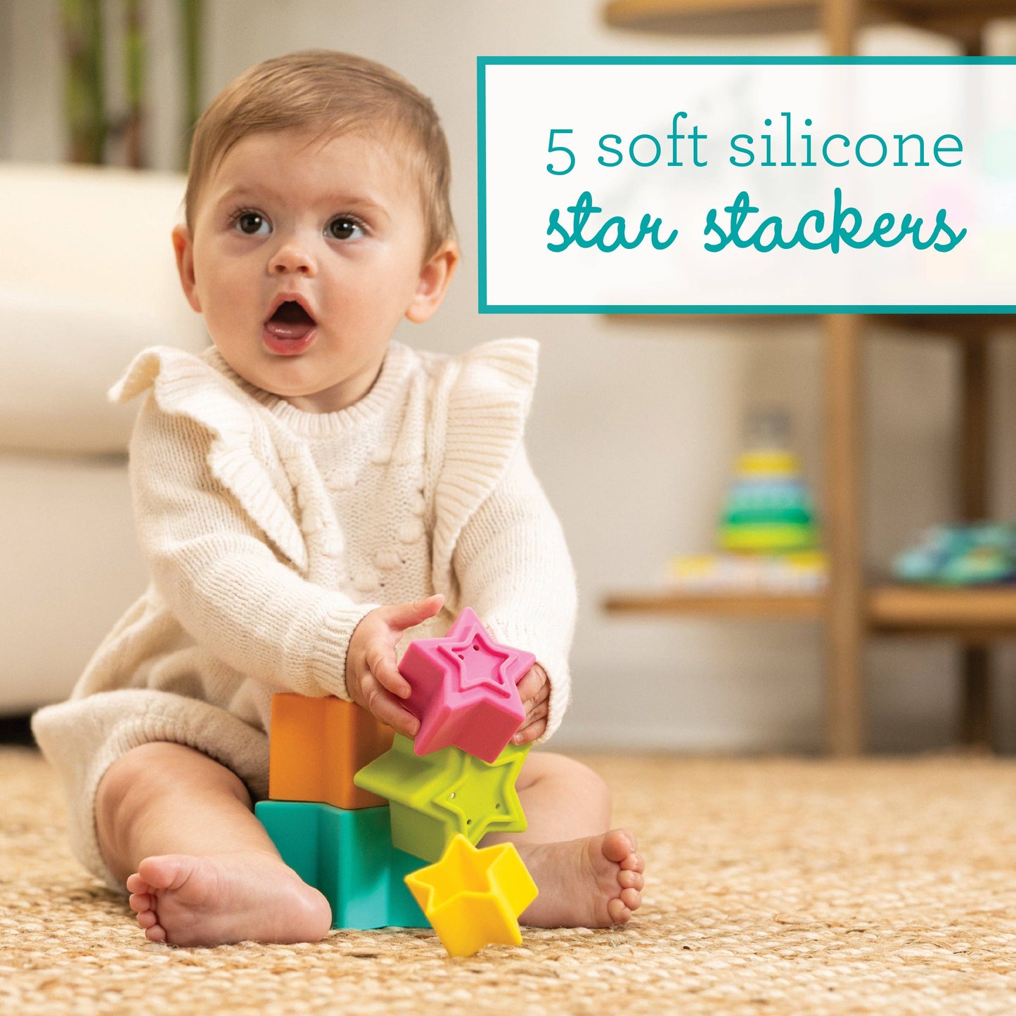 Simply Silicone Stacking Stars
