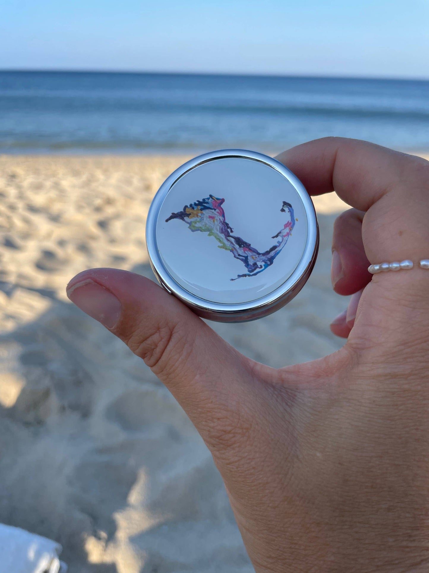 Cape Cod Treasure Box: Round