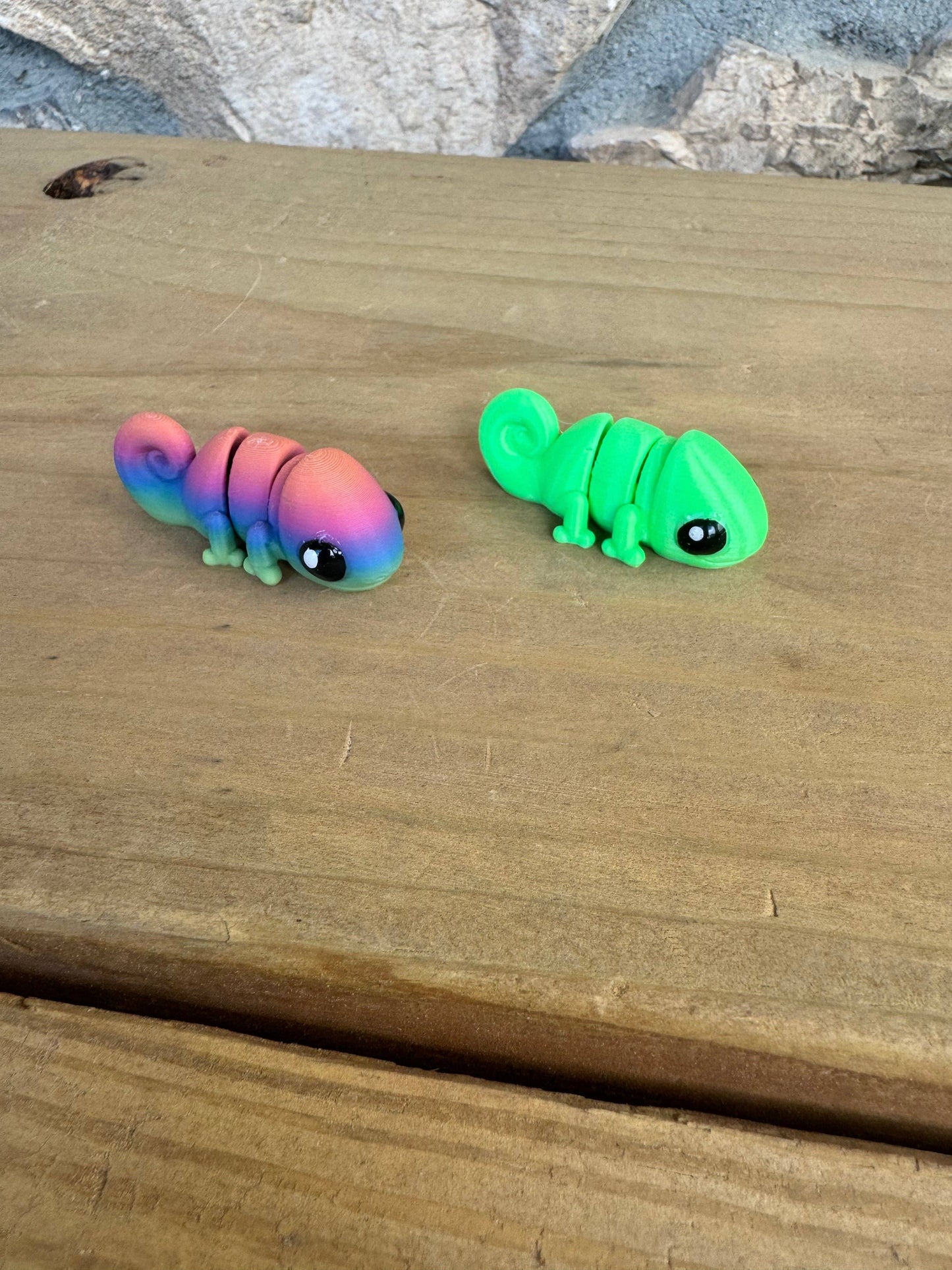 Chameleon Keychain & Toy: Toy