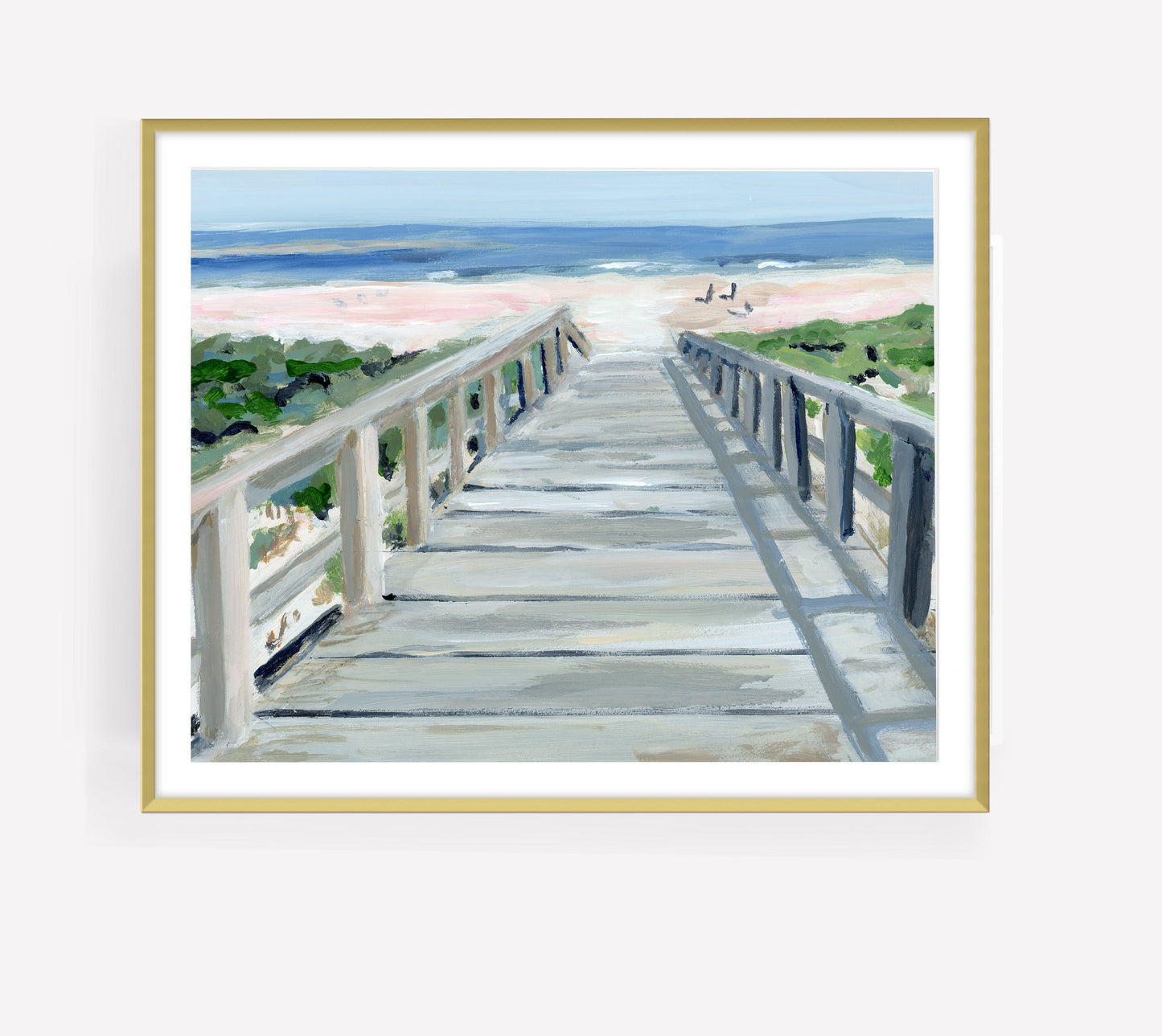 Beach Boardwalk, Fine Art Print