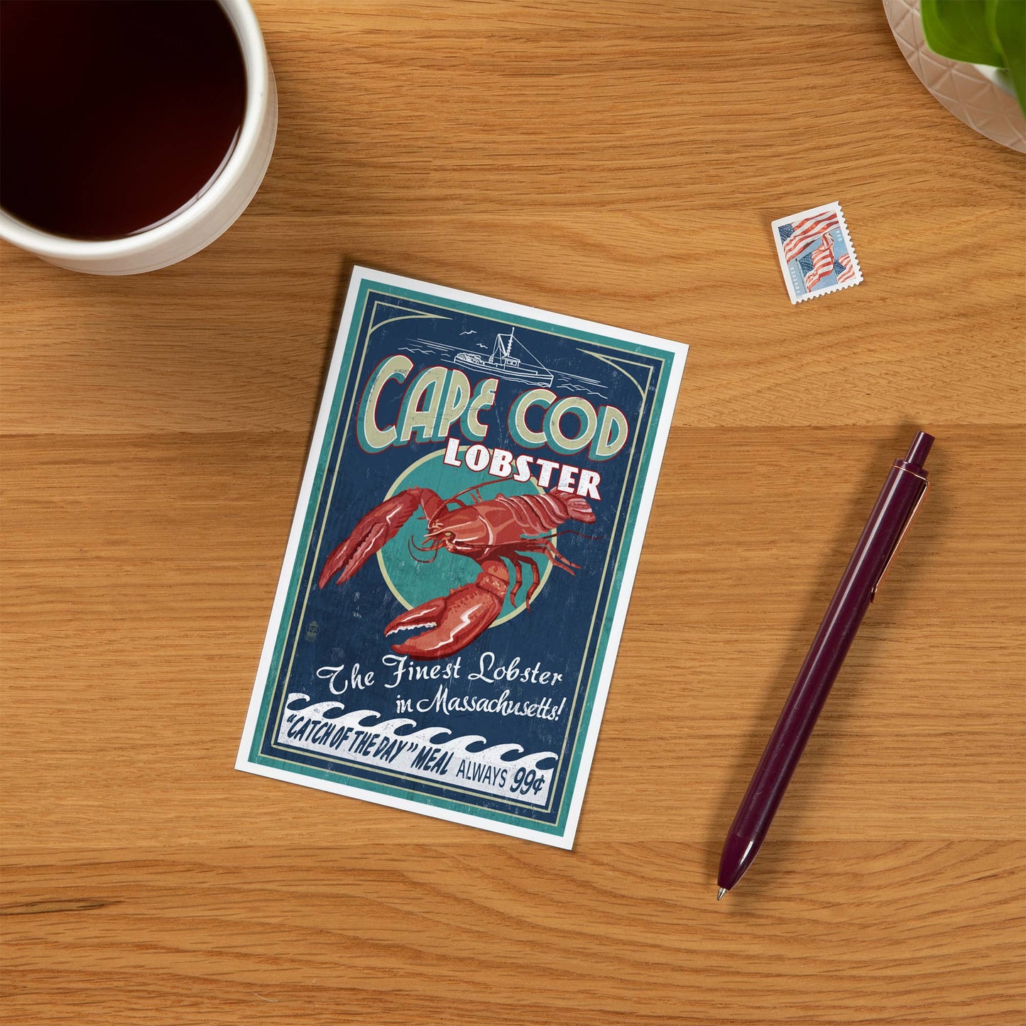 PREMIUM POSTCARDS Cape Cod, Massachusetts, Lobster