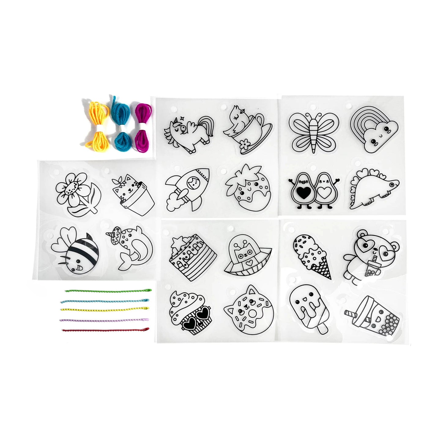 Shrink-Its! DIY Shrink Art Kit - Cute Crew (28 PC Set)