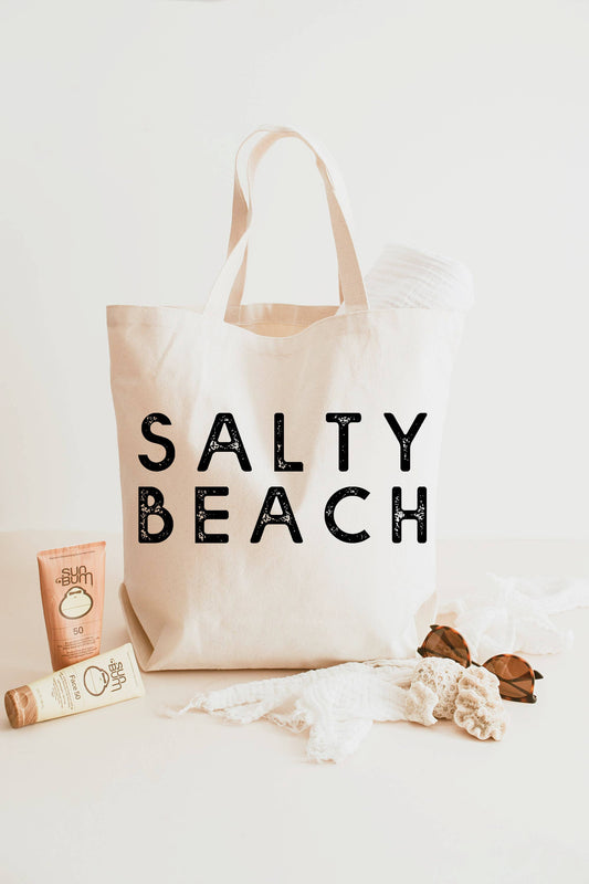 Salty Beach Tote Bag