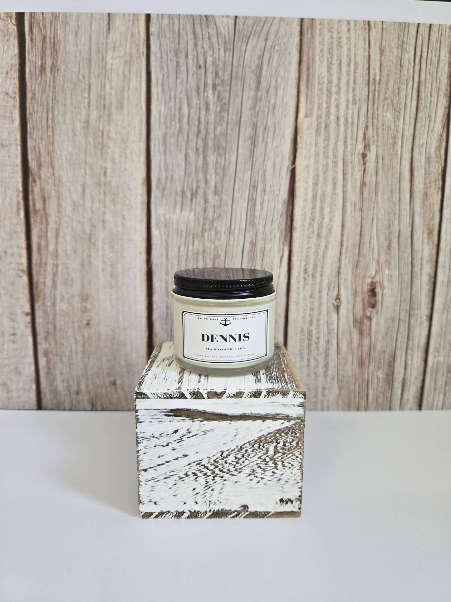 Dennis Cape Cod Soy Wax Crackling Wooden Wick Candle bulk wholesale