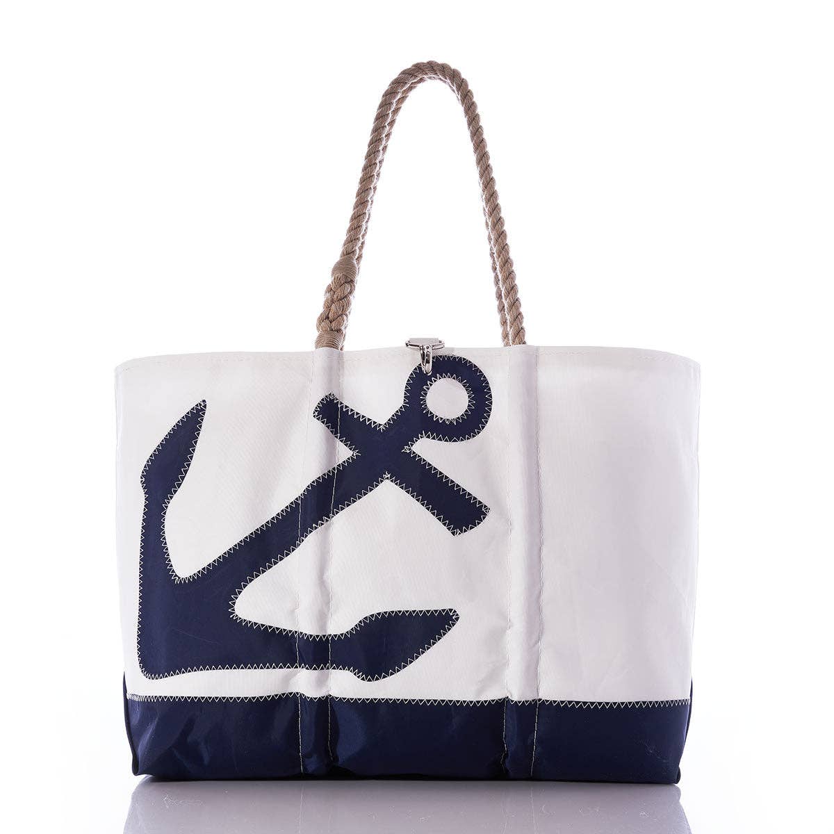 Navy Anchor Ogunquit Beach Tote