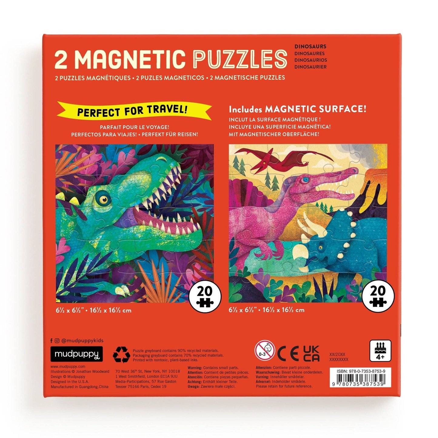 Dinosaur Roar! Magnetic Puzzles
