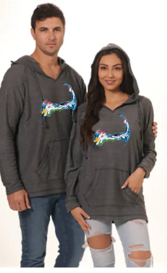 Cape Cod Reverse French Terry Hoodie - Charcoal: Medium