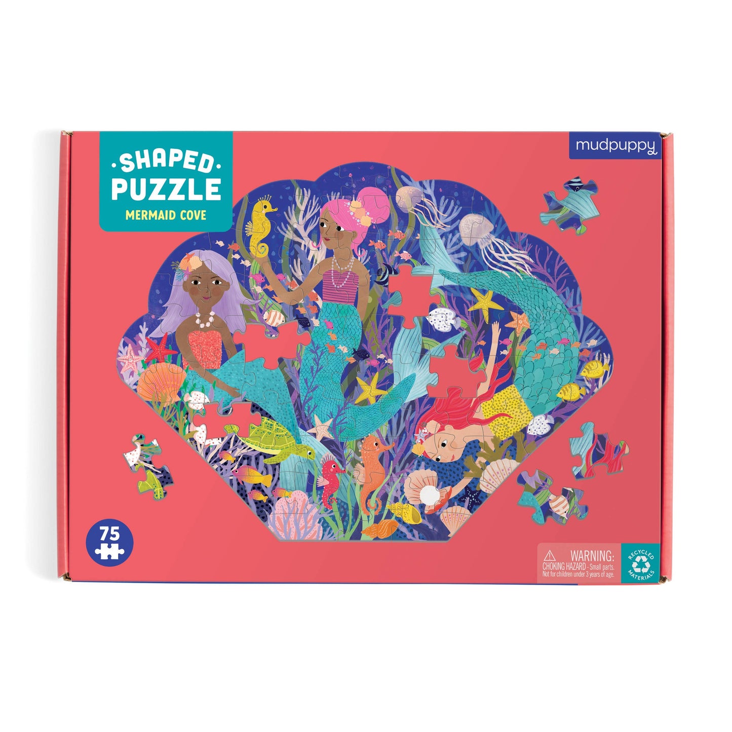 Mermaid Cove 75 Piece Shaped Scene puzzle