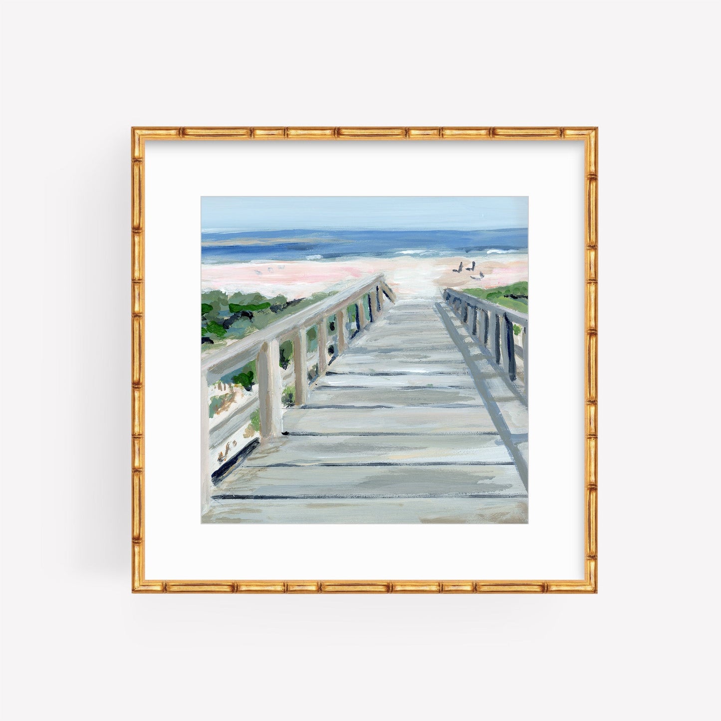 Beach Boardwalk, Fine Art Print