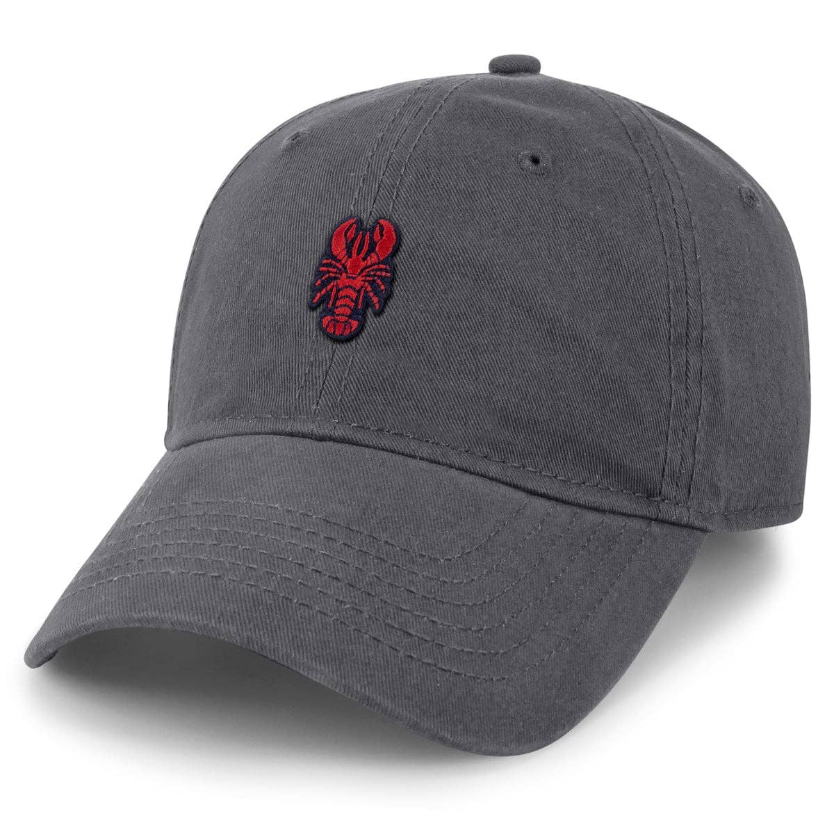 Mini Lobster Dad Hat: Charcoal / Dad Hat
