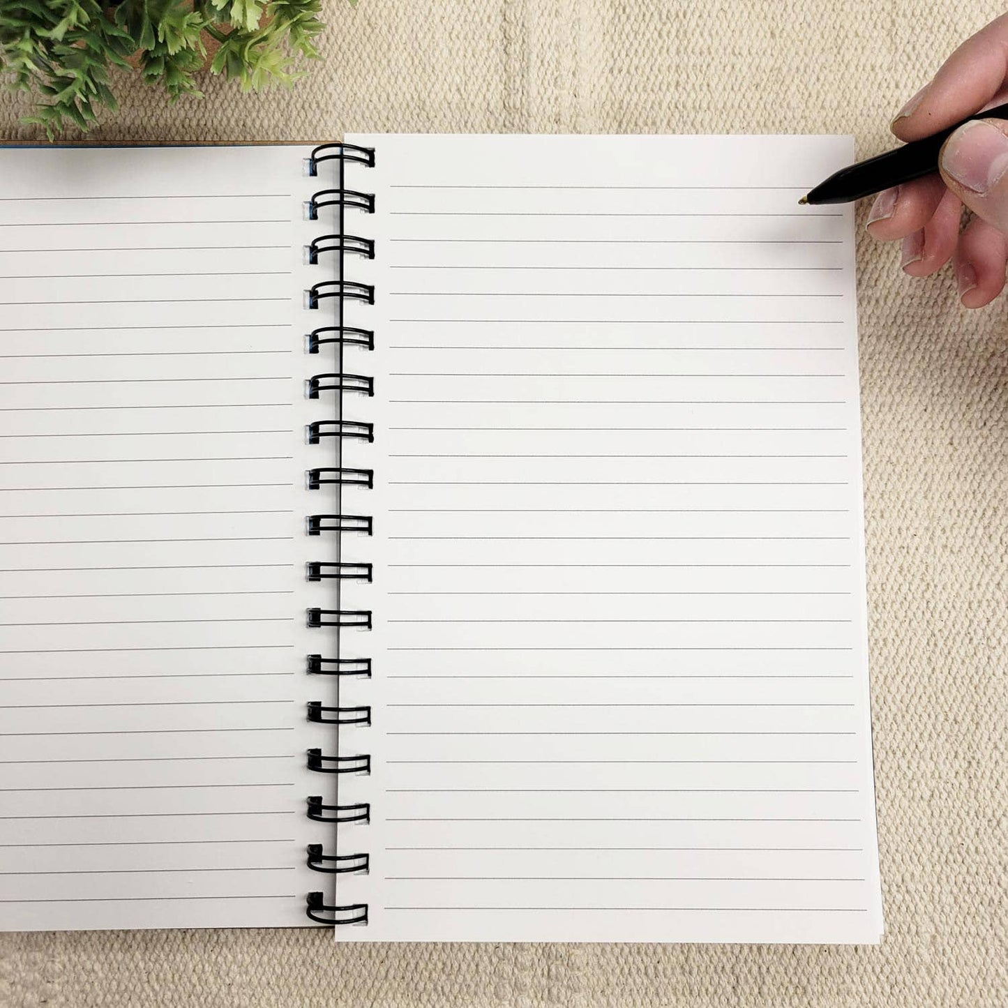 Honeycomb Wood Journal - Stationery, Journals, Notebook: Lined paper