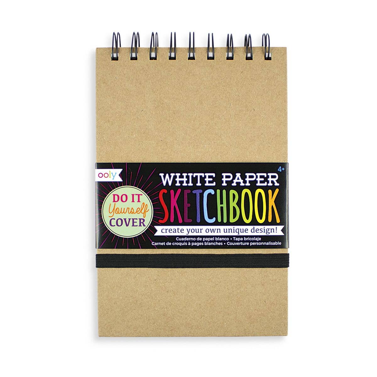 5" x 7.5" D.I.Y. Cover Sketchbook - White Paper