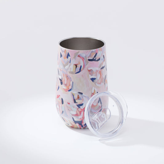 16oz Wine Tumbler - Peach Gems: Default Title