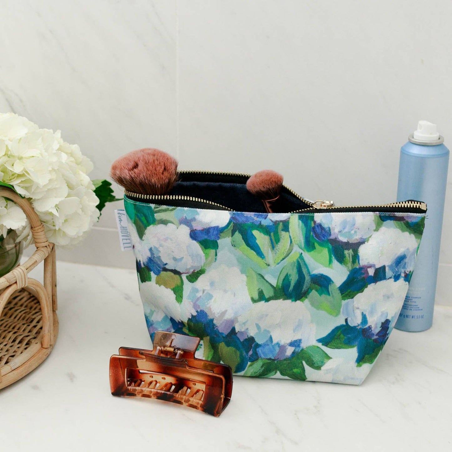 Toiletry Bag - Hydrangea