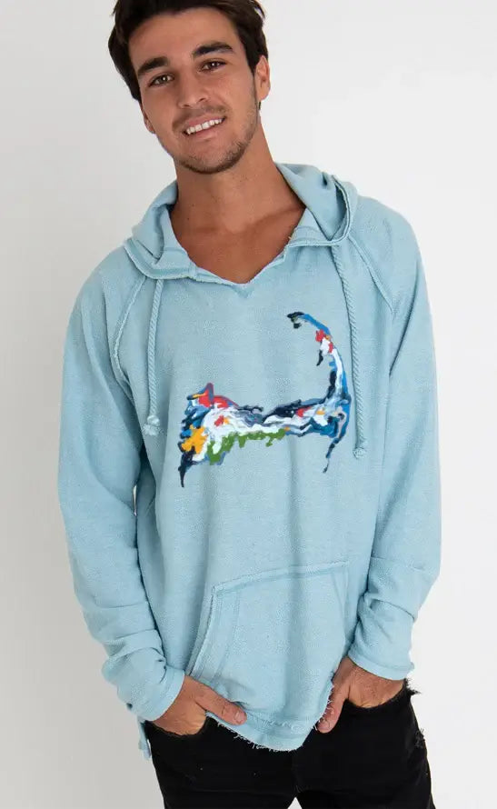 Cape Cod Reverse French Terry Hoodie - Water: XLarge