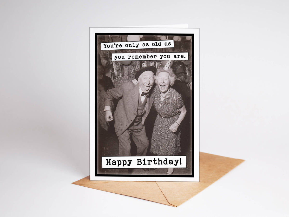 Dancing Man Funny Birthday Card