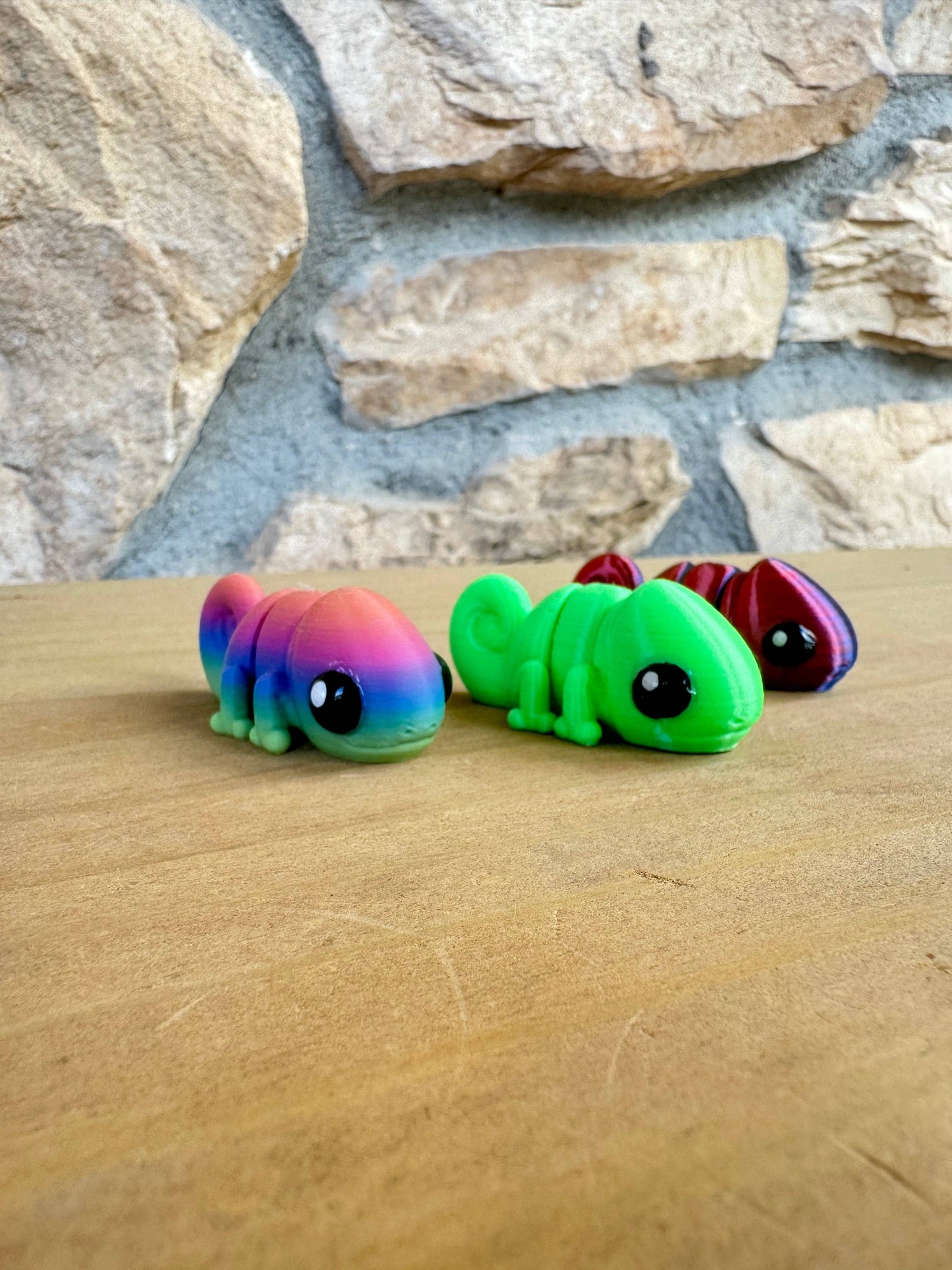 Chameleon Keychain & Toy: Toy