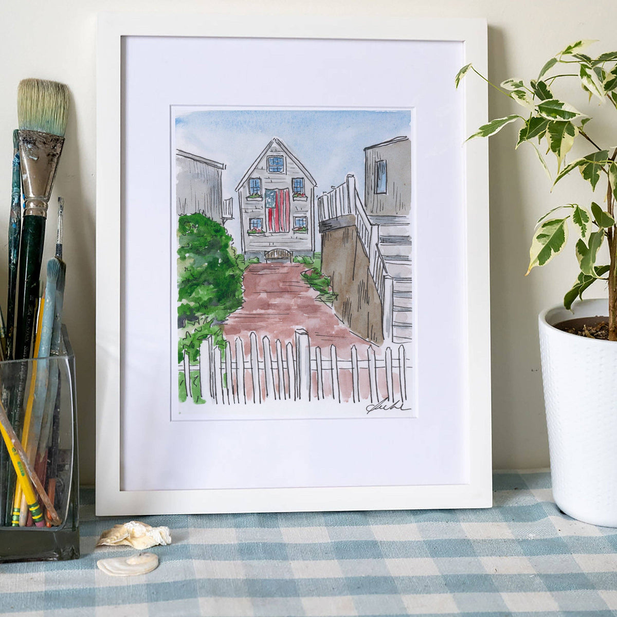 Goombays and Beach Days at the Wellfleet Beachcomber / Matted 5"x7"