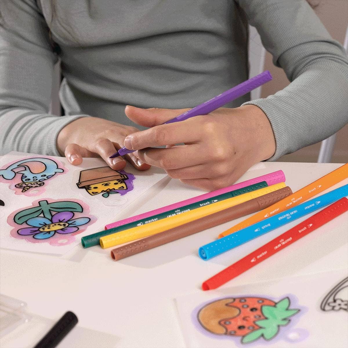 Shrink-Its! DIY Shrink Art Kit - Cute Crew (28 PC Set)