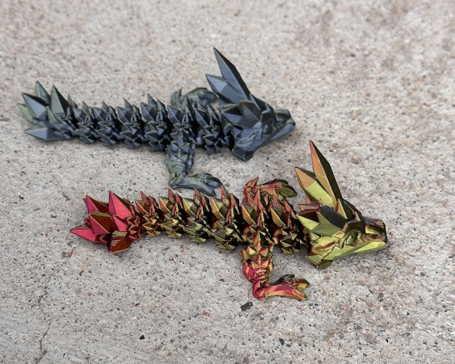 3D Printed Crystal Dragon Tadpole