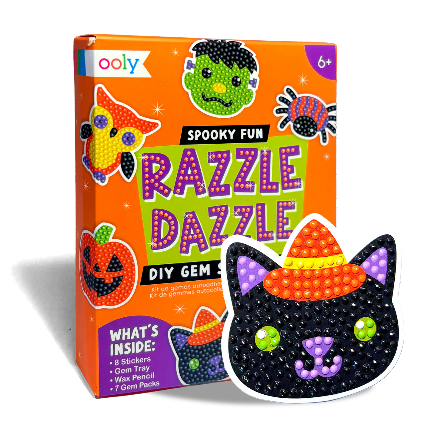 Mini Razzle Dazzle DIY Gem Sticker Kit - Spooky Fun