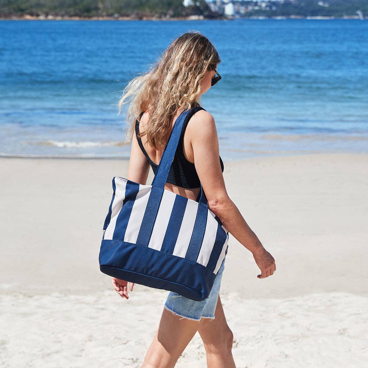 Dock & Bay Canvas Beach Bags - Whitsunday Blue: One Size