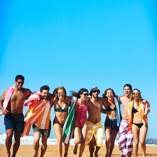 XL Quick Dry Towels - Ipanema Orange