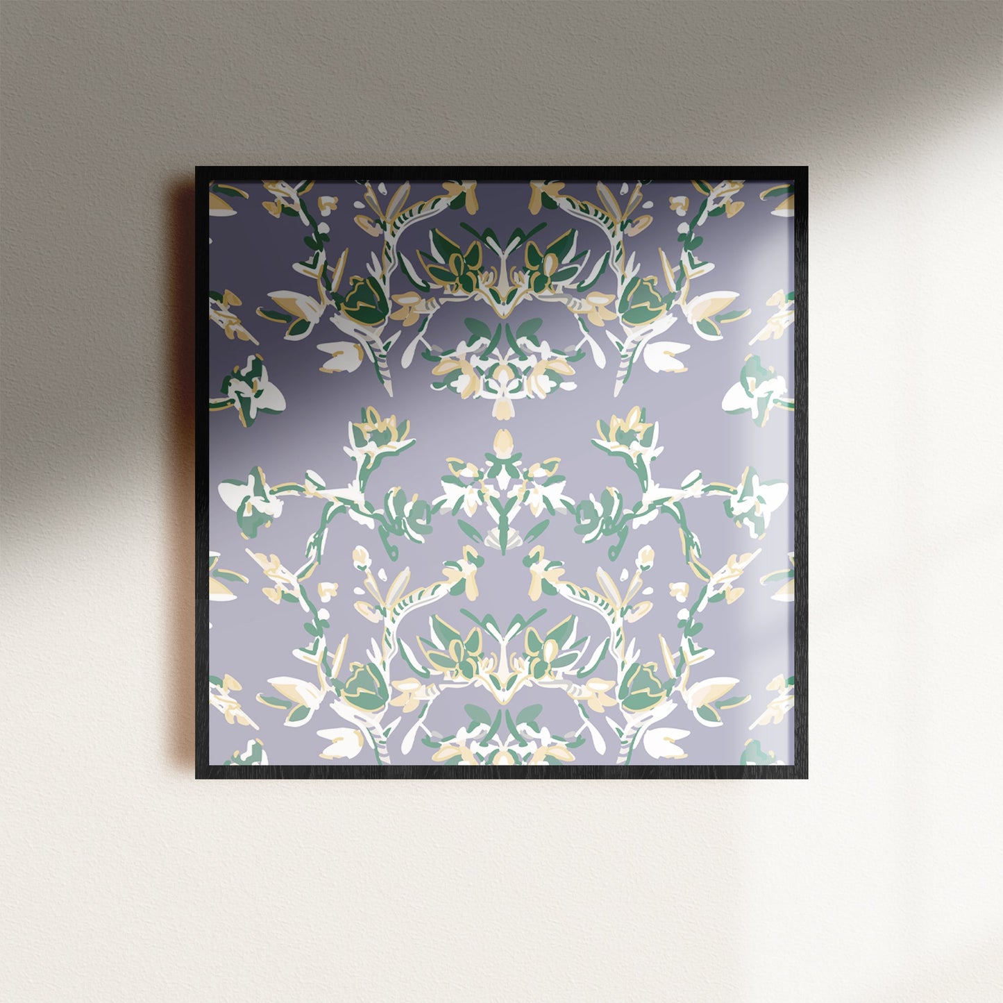 Lavender Garden, Abstract Botanical