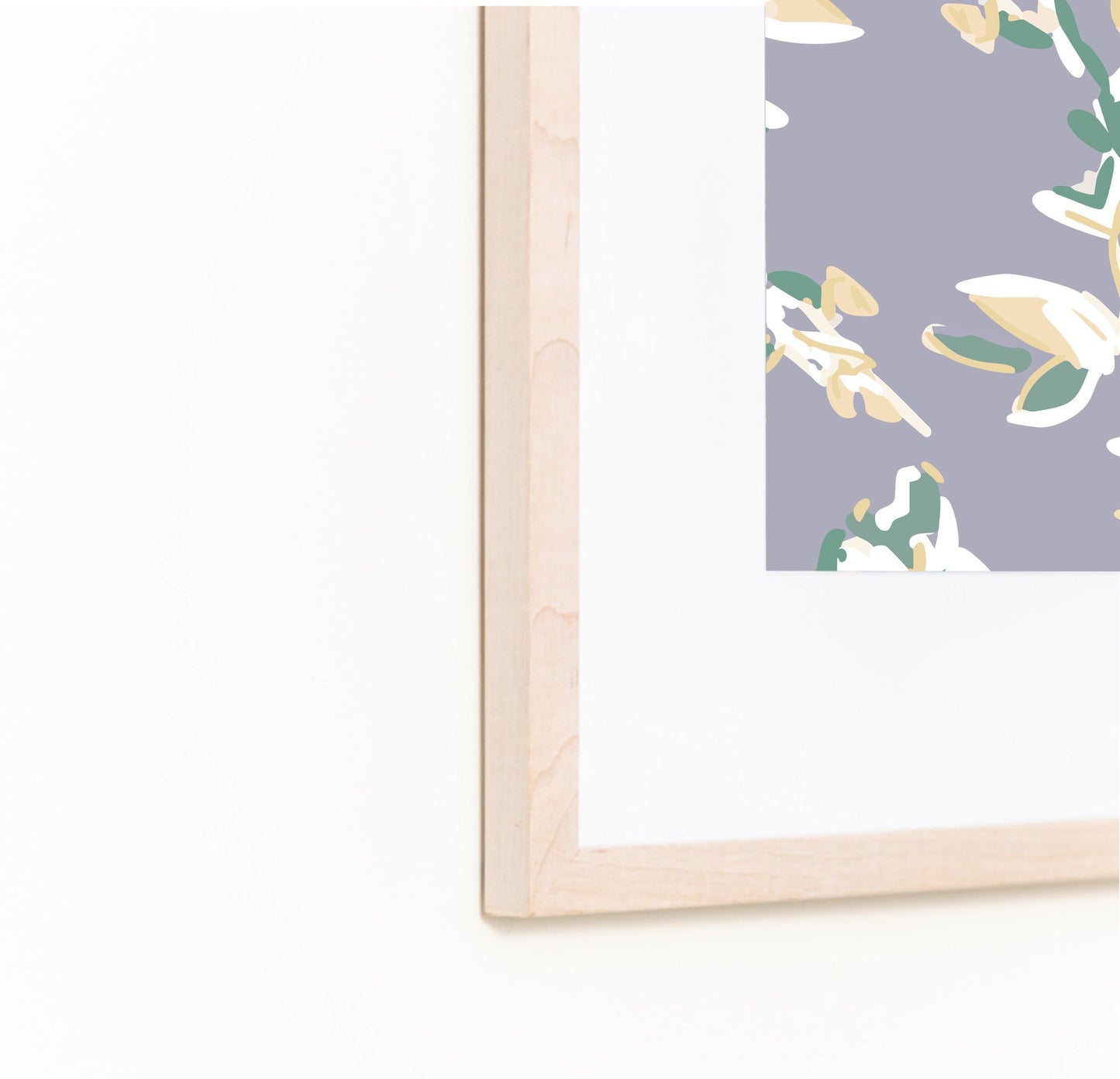 Lavender Garden, Abstract Botanical