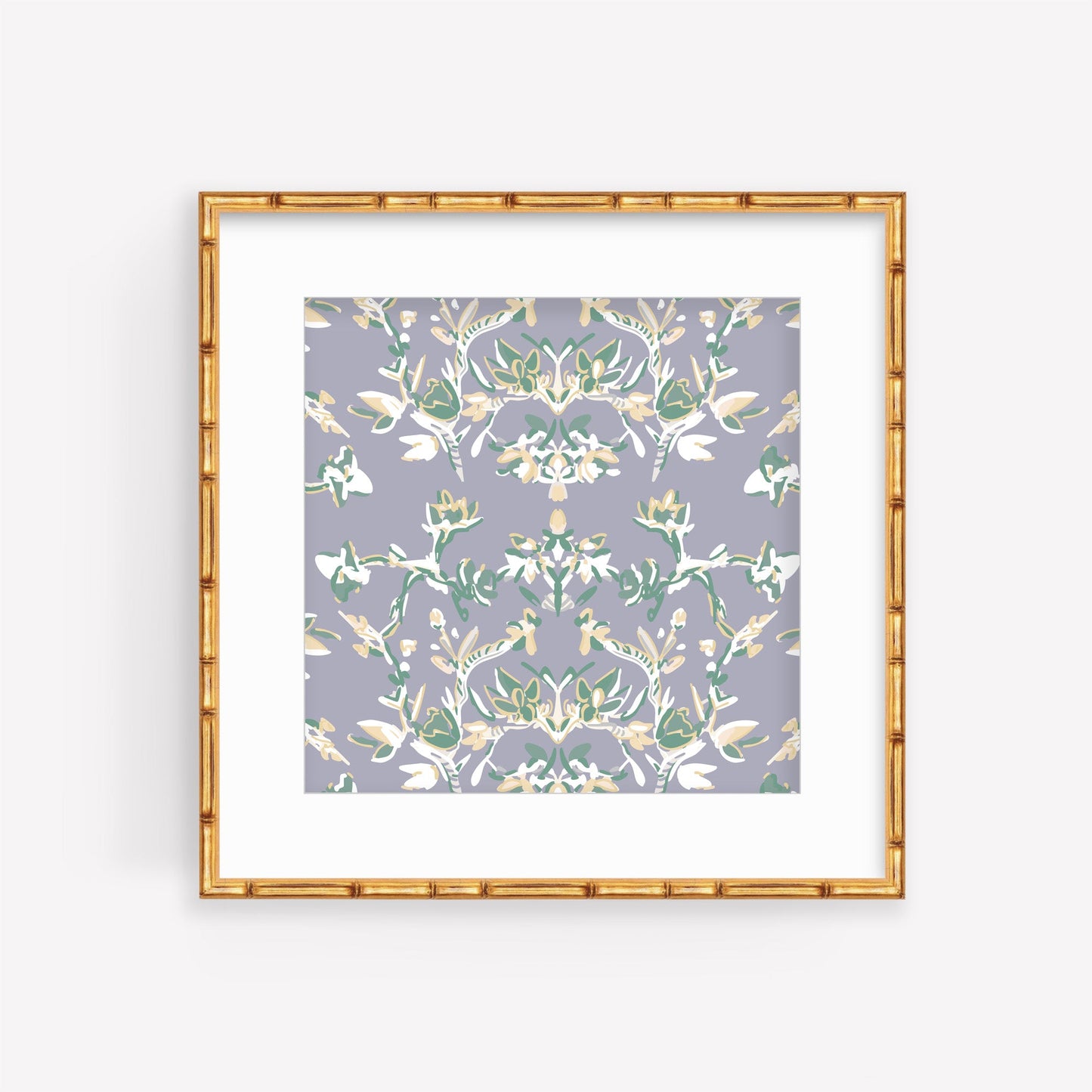 Lavender Garden, Abstract Botanical