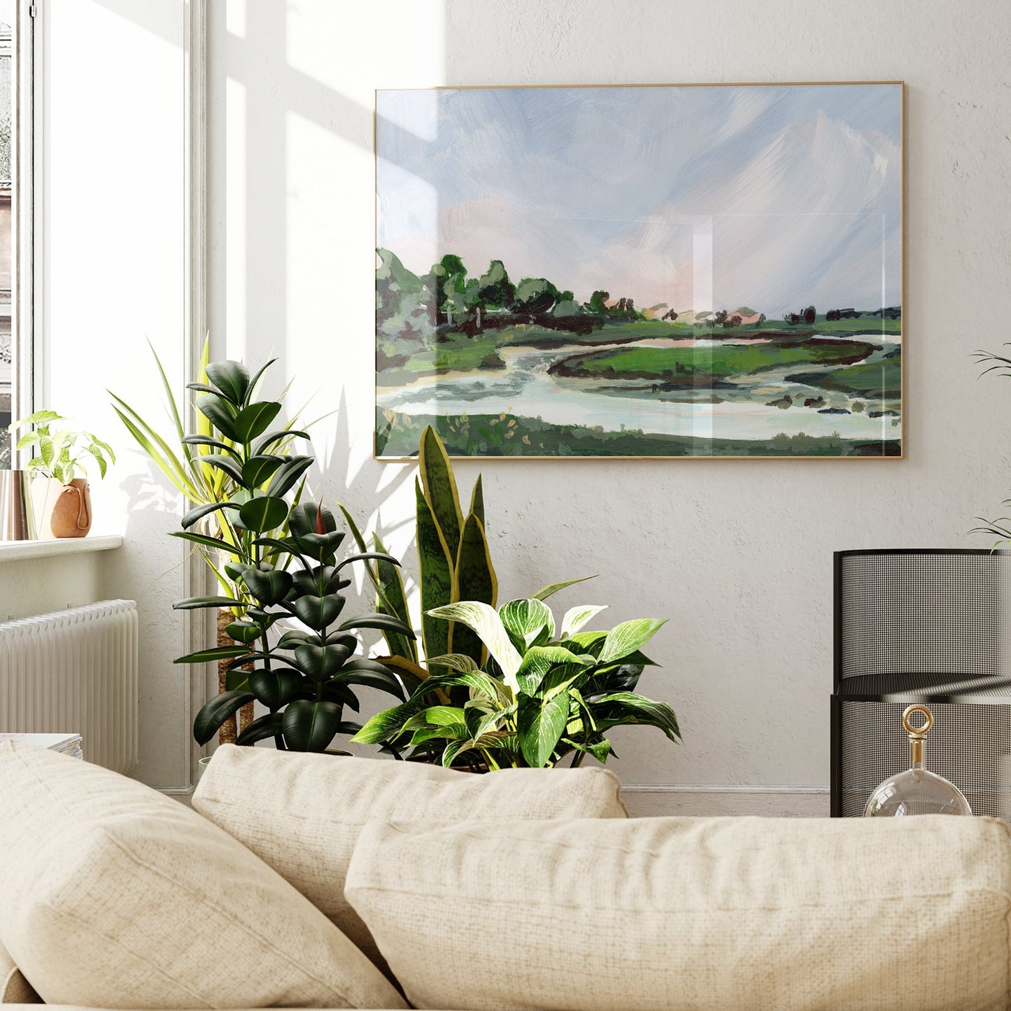 Coastal River Bend, Ogunquit, Maine, Fine Art Print