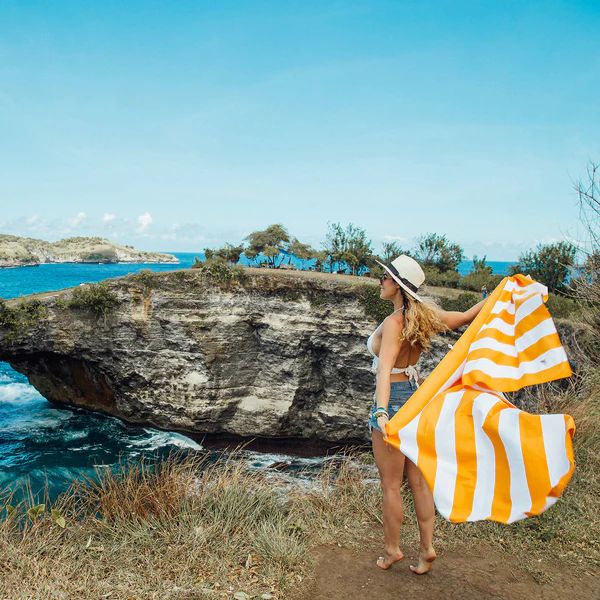 Ipanema Orange Beach Towels