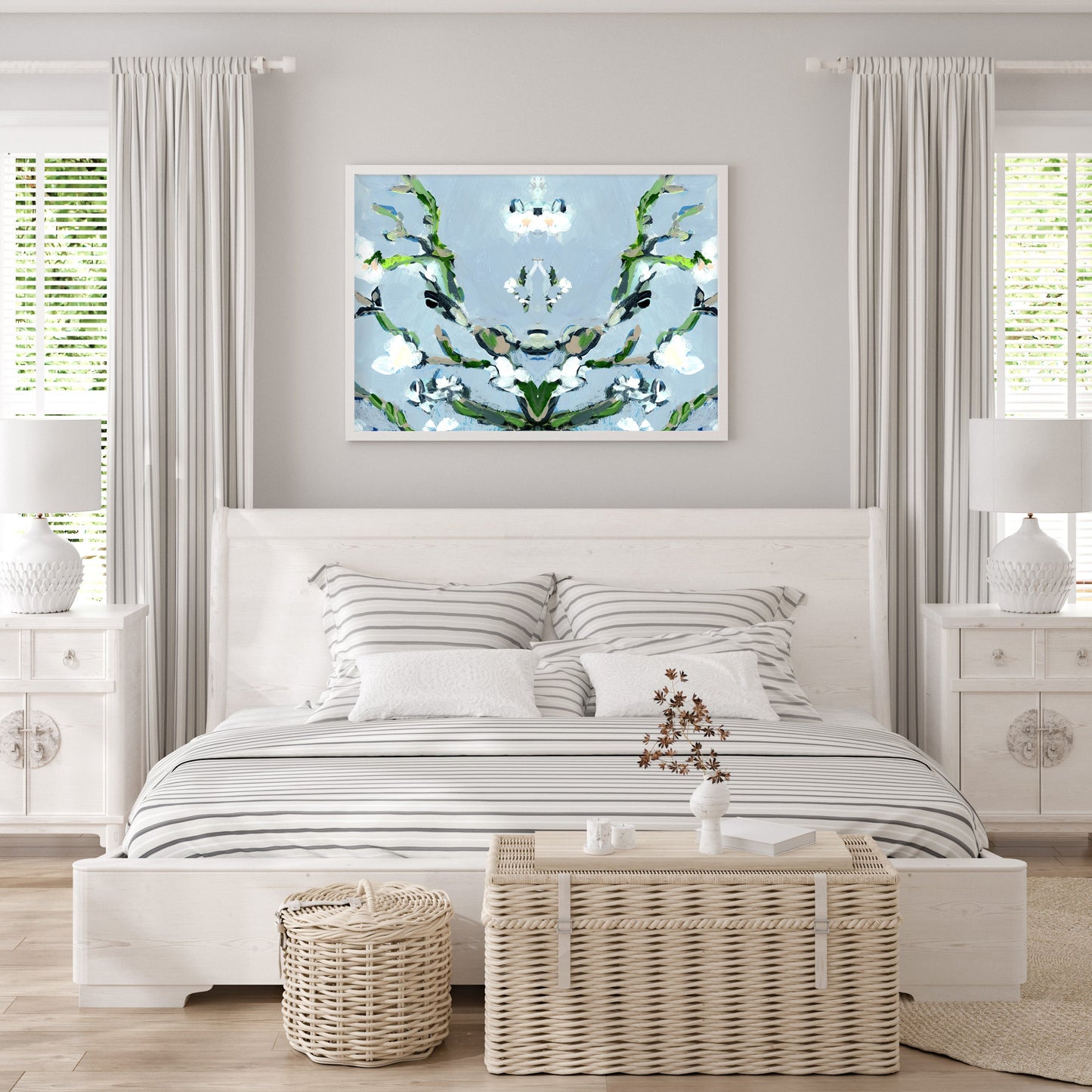 Wild Almond, Abstract Botanical