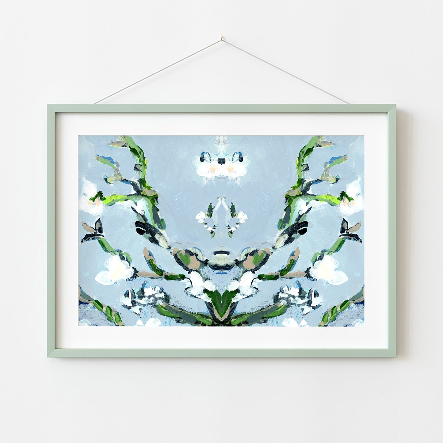 Wild Almond, Abstract Botanical