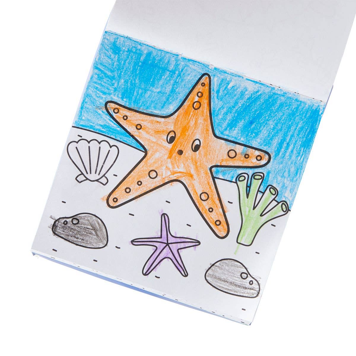 Carry Along Crayon & Coloring Book Kit-On: Sea Life