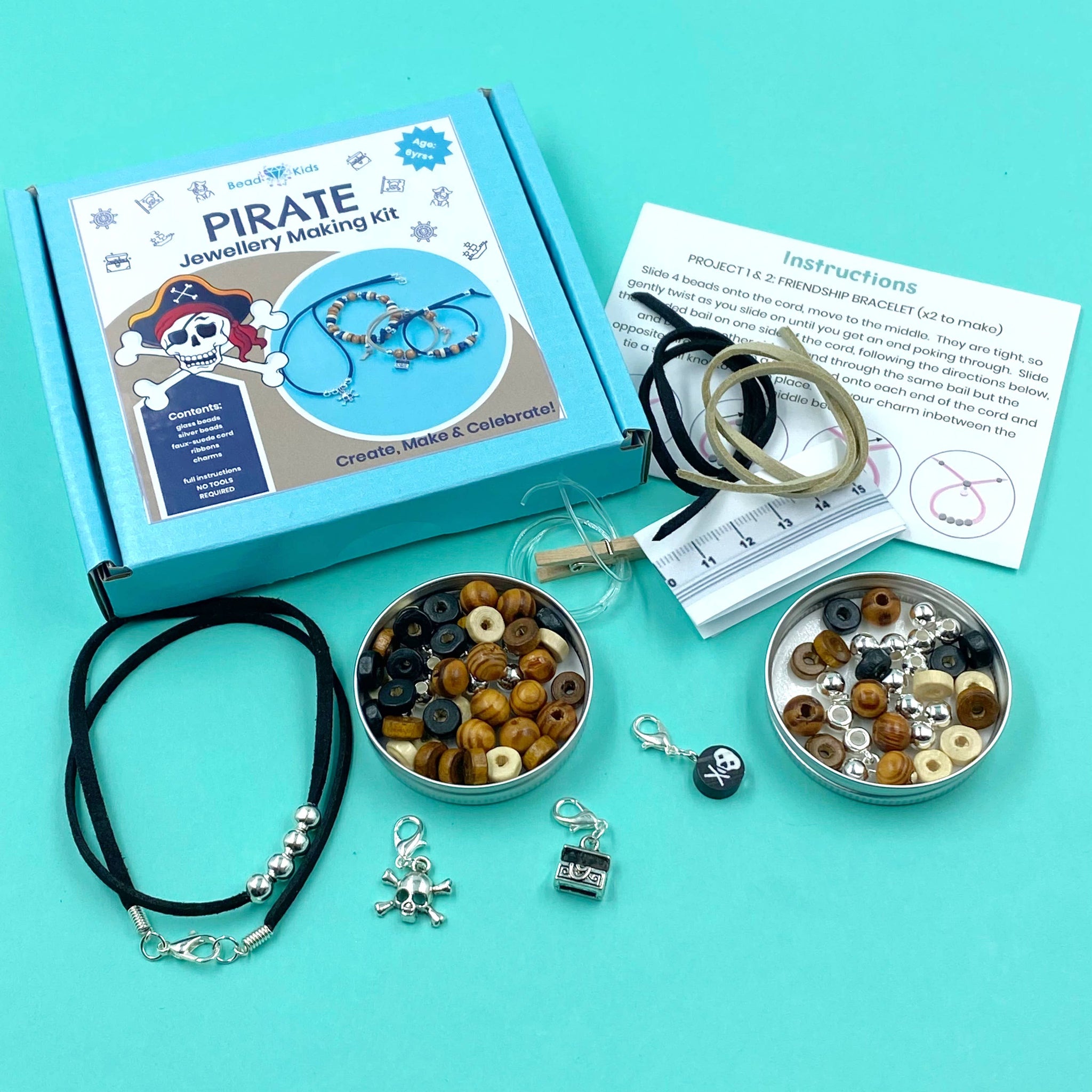 Pirate Jewellery Making Kit for Children