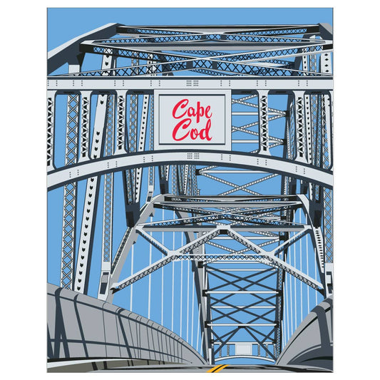 2.5'' x 3.5'' Welcome to Cape Cod Bourne Bridge Magnet