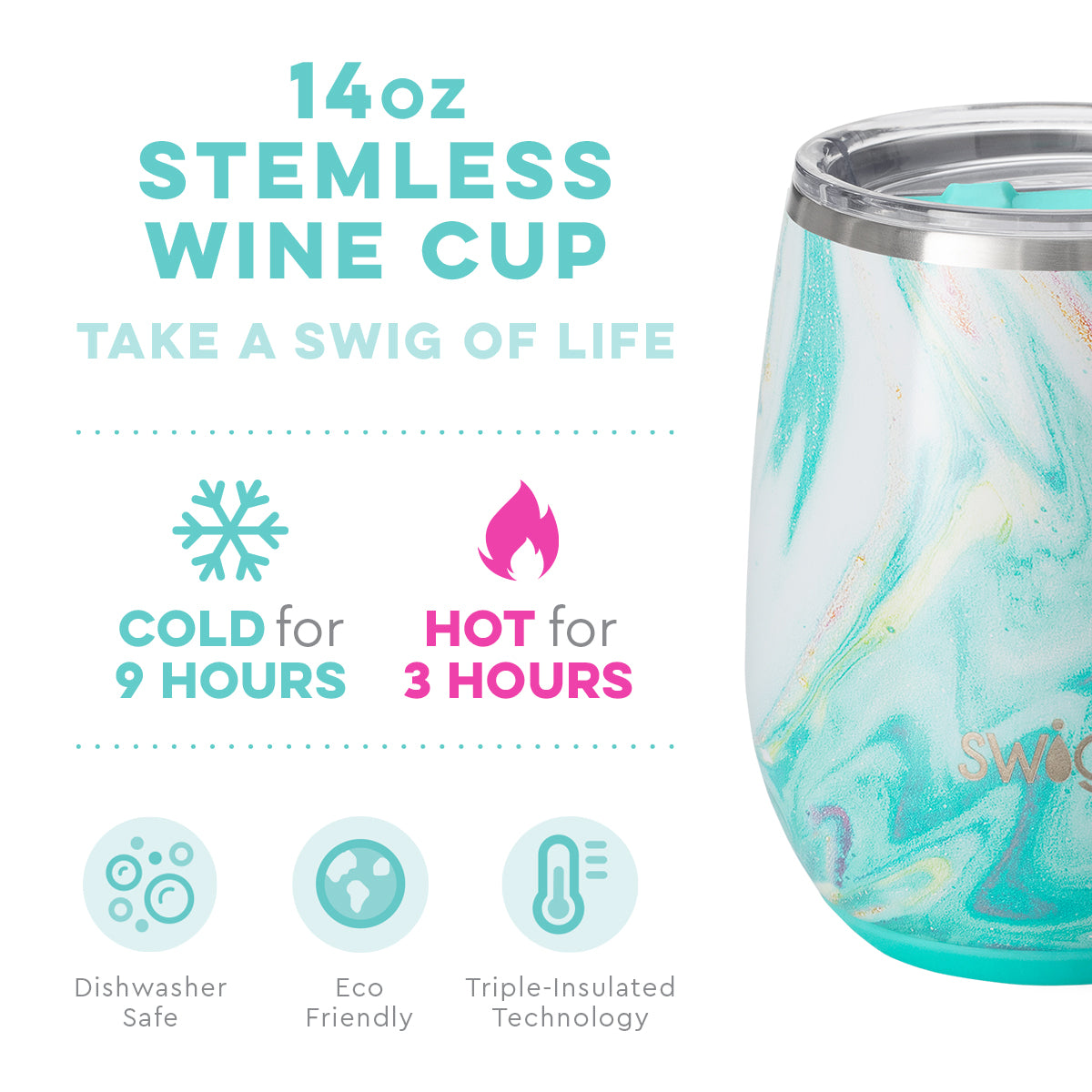 Wanderlust Stemless Wine Cup (14oz)