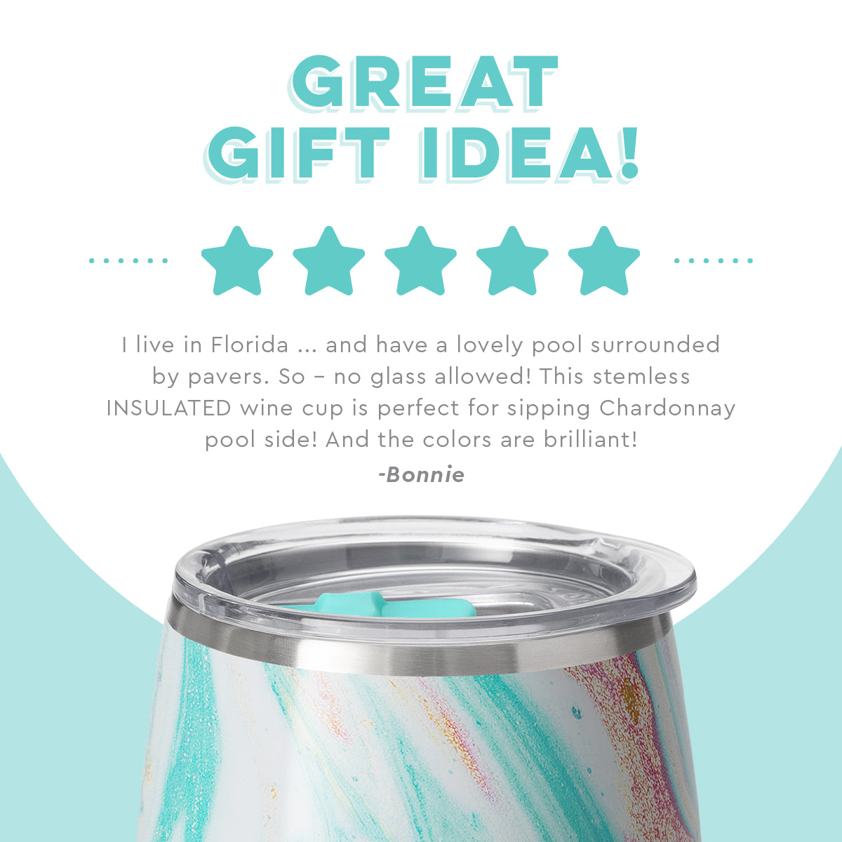 Wanderlust Stemless Wine Cup (14oz)