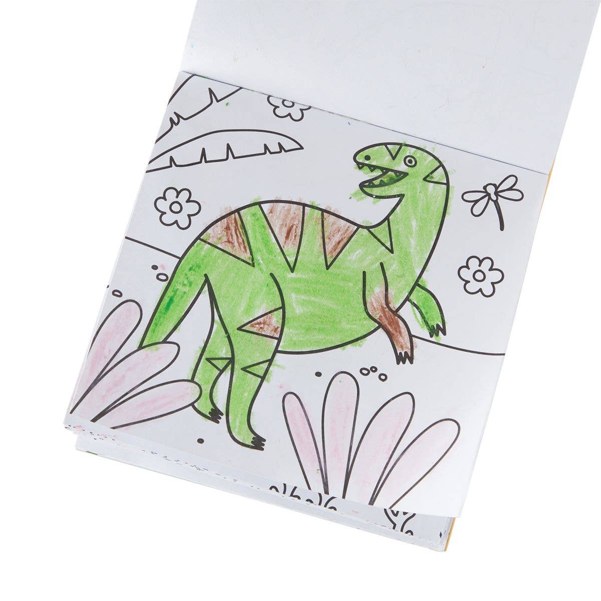 Carry Along Crayon & Coloring Book Kit-On: Dinosaur