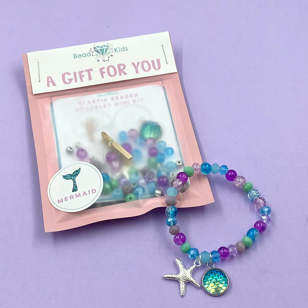 Mermaid Elastic Bracelet Mini Kit for Children