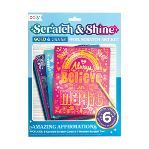 Scratch & Shine Scratch Cards - Amazing Affirmations (7 PC S