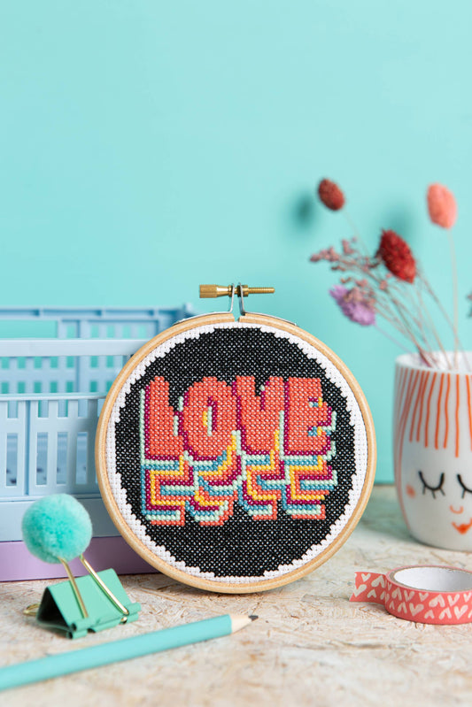 Love Mini Cross Stitch Kit